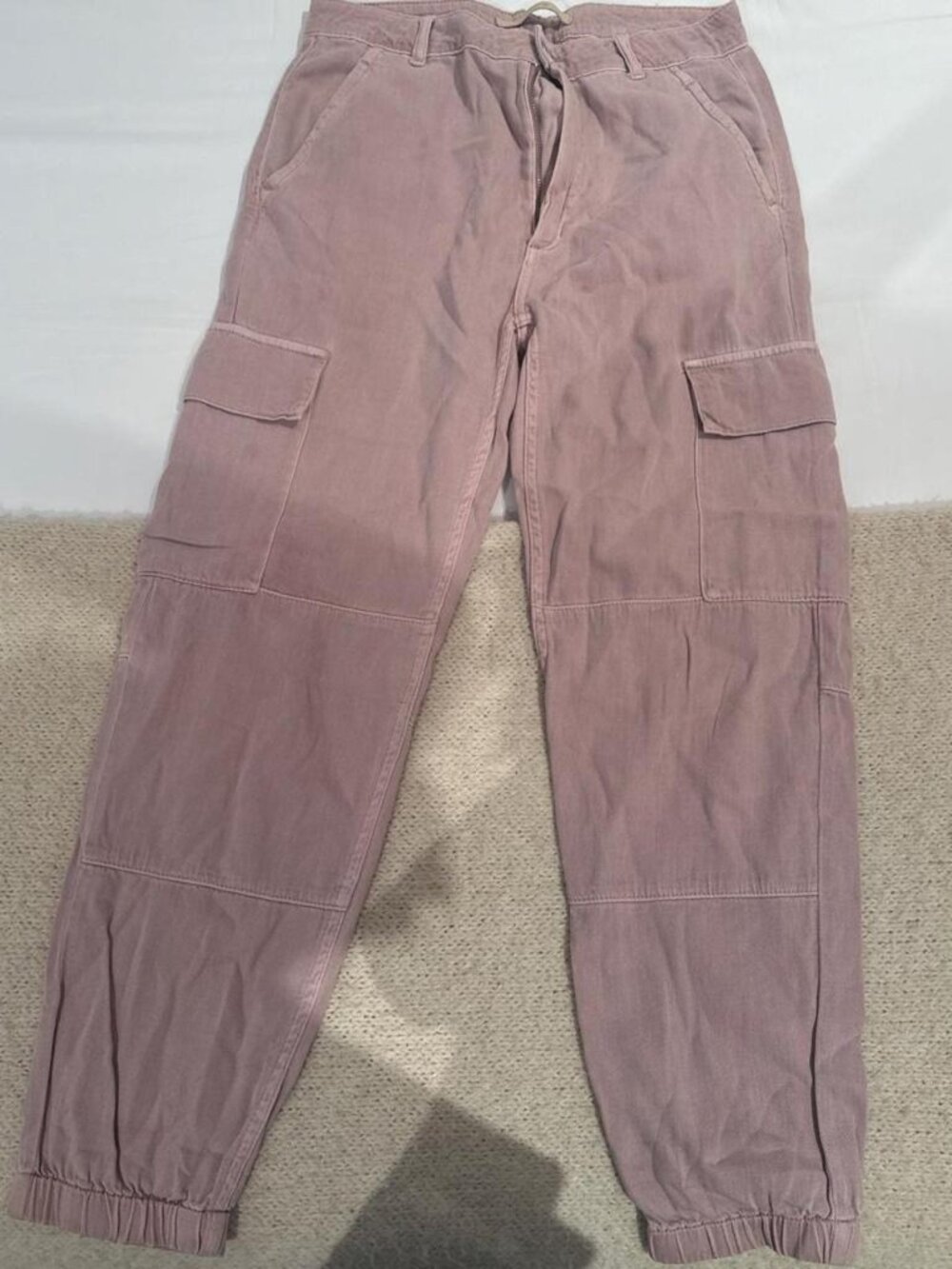 Joe's Jeans Pink Baggy Cargo Pants Size 26